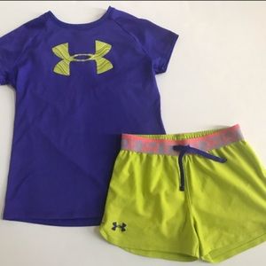 Under Armour Girls Set Size Medium 10-12